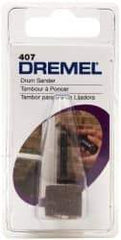 Dremel - 1/2" Wide x 1/2" Diam, Spiral Band Drum - 1/8" Shank Diam, 15,000 RPM