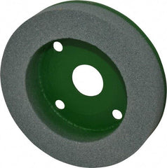 Camel Grinding Wheels - 6" Diam, 1-1/4" Hole Size, 1" Overall Thickness, 80 Grit, Type 50 Tool & Cutter Grinding Wheel - Medium Grade, Silicon Carbide, I Hardness, Vitrified Bond, 3,450 RPM
