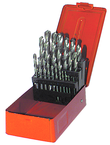 25 Pc. 1mm - 13mm by .5mm Cobalt Surface Treated Jobber Drill Set - Makers Industrial Supply