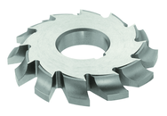 1/2 Radius - 4-1/4 x 3/4 x 1-1/4 - HSS - Right Hand Corner Rounding Milling Cutter - 10T - TiN Coated - Makers Industrial Supply