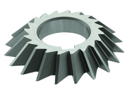 6 x 1 x 1-1/4 - HSS - 45 Degree - Right Hand Single Angle Milling Cutter - 28T - TiAlN Coated - Makers Industrial Supply