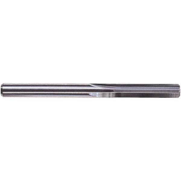 Chucking Reamer: 0.1650" Dia, 2-3/4" OAL, 7/8" Flute Length, Straight-Cylindrical Shank, Solid Carbide