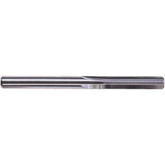 Chucking Reamer: 0.2245" Dia, 3" OAL, 1" Flute Length, Straight-Cylindrical Shank, Solid Carbide