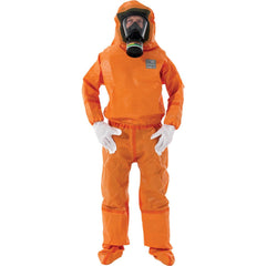 Disposable Coveralls: Size Small, 0.3292 oz, Multi-Layer Non-Woven Barrier Laminate Fabric, Zipper Closure