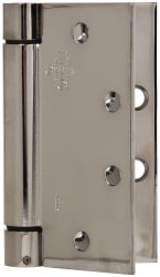 Specialty Hinges; Hinge Material: Steel; Hinge Type: Spring; Mount Type: Full-Mortise; Finish: Satin Chrome; Load Capacity: 200 lb; Door Leaf Height: 4.5