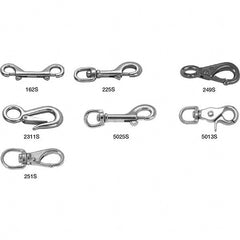 Swiveling & Round Eye Quick Snap: 220 lb Load Capacity