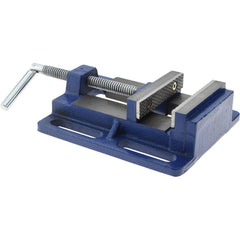 Horizontal Drill Press Vise: 4" Jaw Width, 4" Jaw Opening