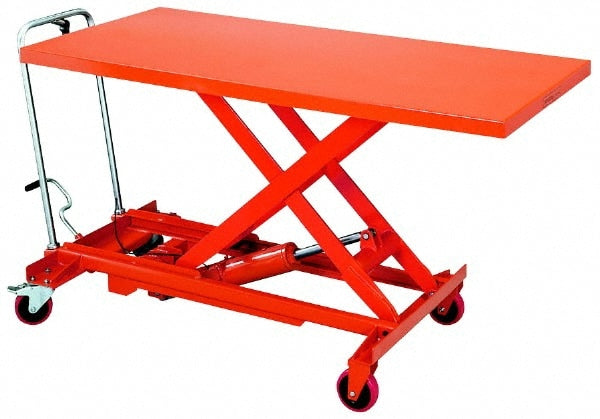 660 Lbs. Load Capacity, 36 Inch Lift Height, Scissor Lift Table