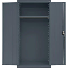 Steel Lockable Wardrobe Cabinet Cabinet: 36" Wide, 24" Deep, 72" High