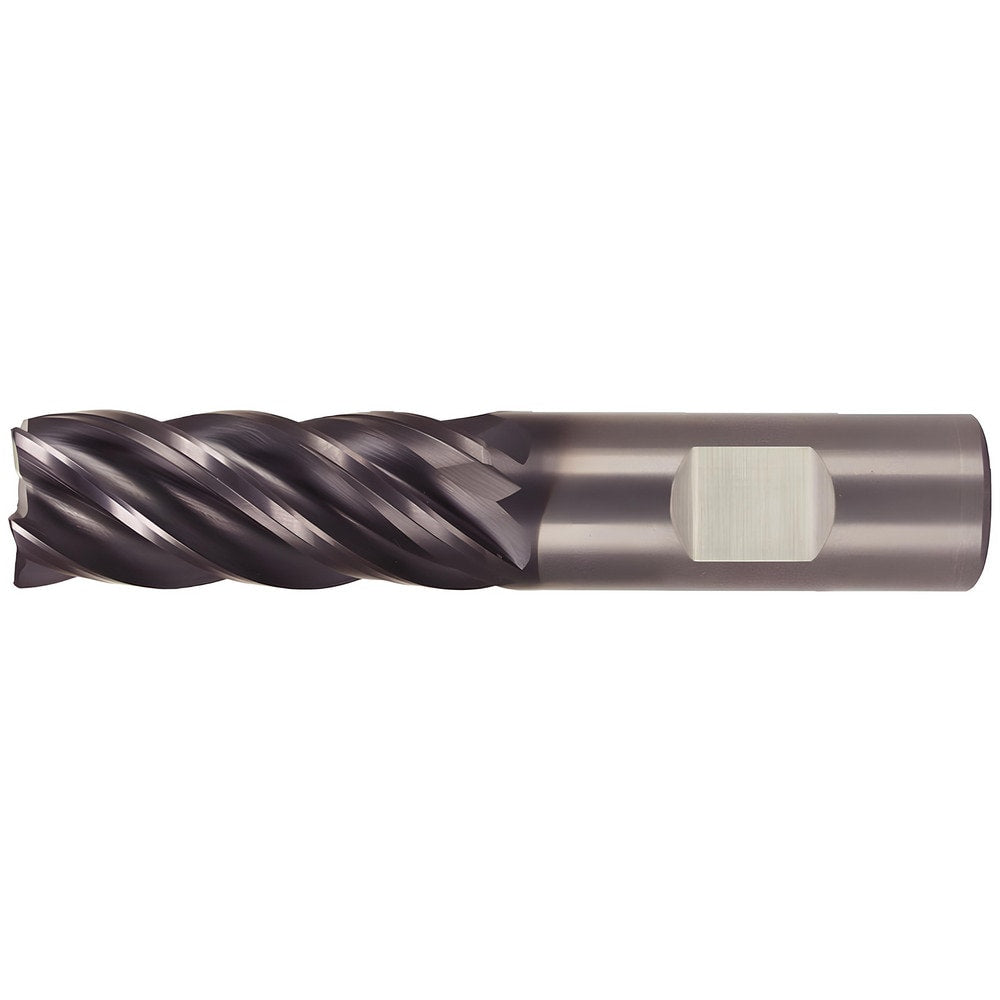 Corner Radius End Mill: 3/4" Dia, 1-1/2" LOC, 0.0300" Radius, 5 Flute, Solid Carbide