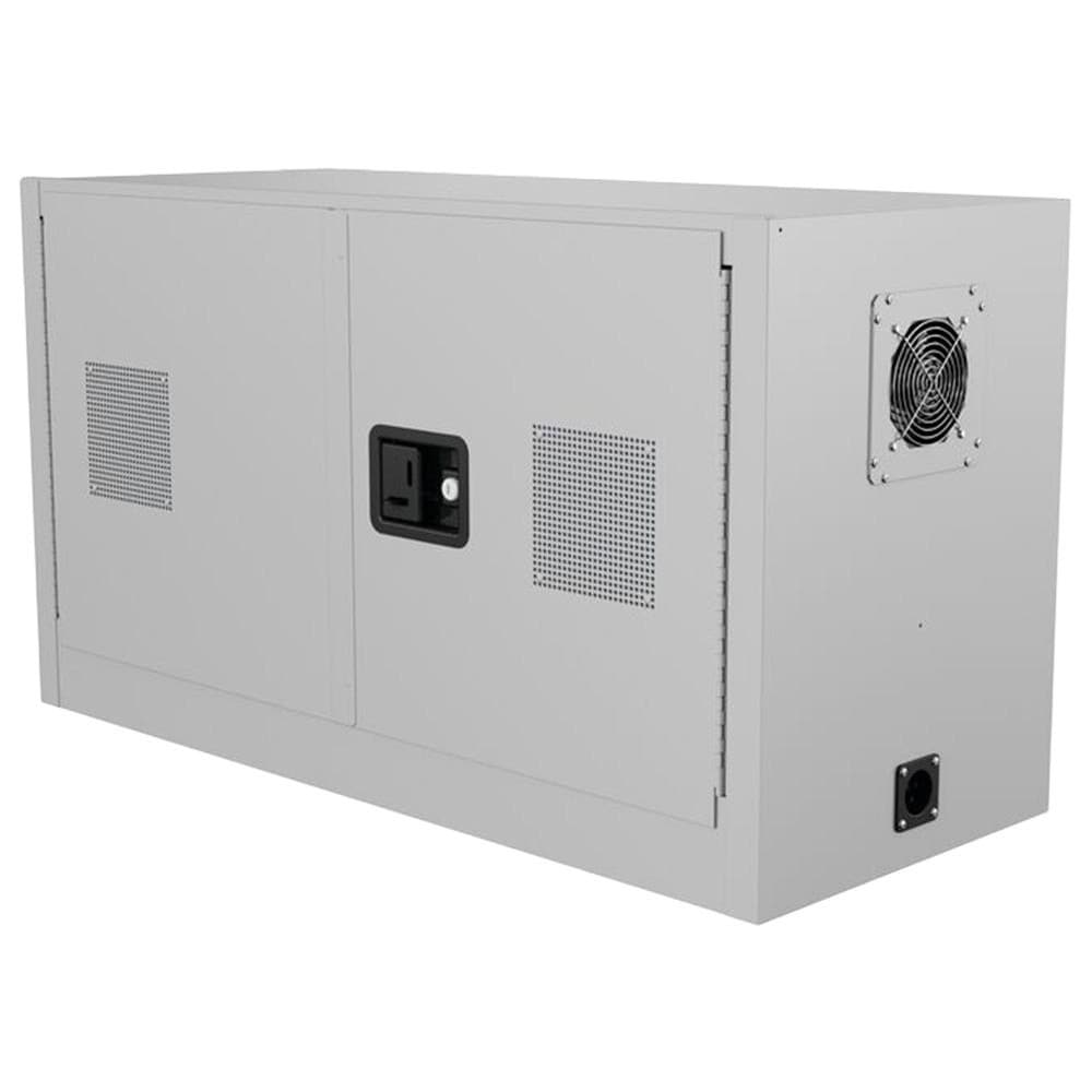 Flammable & Hazardous Storage Cabinets:  17.000 gal Drum, 2.000 Door,  1 Shelf,  Manual Closing,  Gray