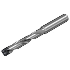 Screw Machine Length Drill Bit: 8.40 mm Dia, 140 deg Point, Solid Carbide