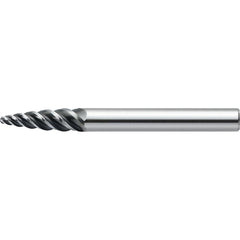 Barrel Cutter End Mills; End Type: Tapered; Material: Solid Carbide; Small End Diameter (mm): 2.00; Shank Diameter (mm): 10.0000; Length of Cut (mm): 6.4000