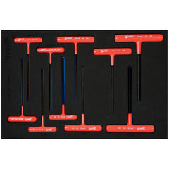 Hex Key Sets; Tool Type: T-HANDLE HEX DRIVERS; Handle Type: T-Handle, Cushion Grip; Hex Size Range (Inch): 1/4