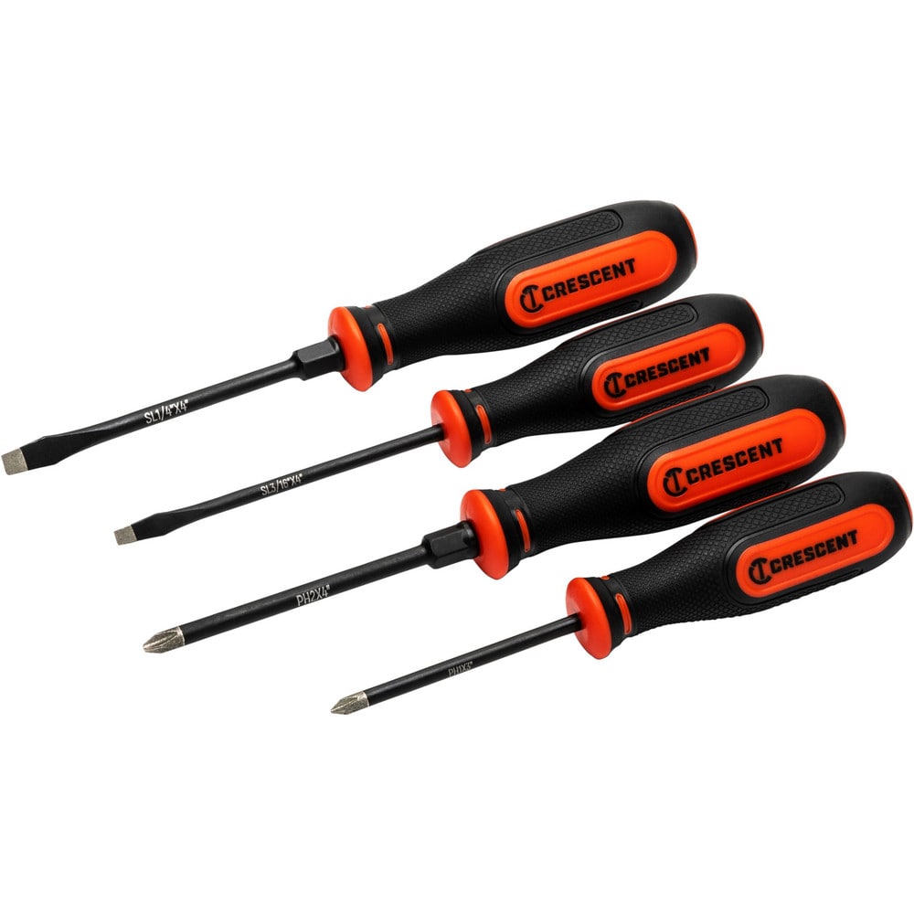 Screwdriver Sets; Screwdriver Types Included: Phillips, Slotted, Torx, Hex; Container Type: Clamshell; Tether Style: Not Tether Capable