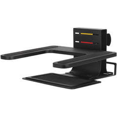 Adjustable Laptop Stand, 10" x 12.5" x 3" to 7", Black, Supports 7 lbs