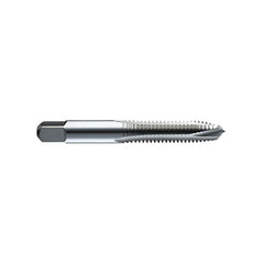 Spiral Point Tap: 5/8-11 UNC, 3 Flutes, Plug Chamfer, 3B Class of Fit, HSS, Bright/Uncoated Coated