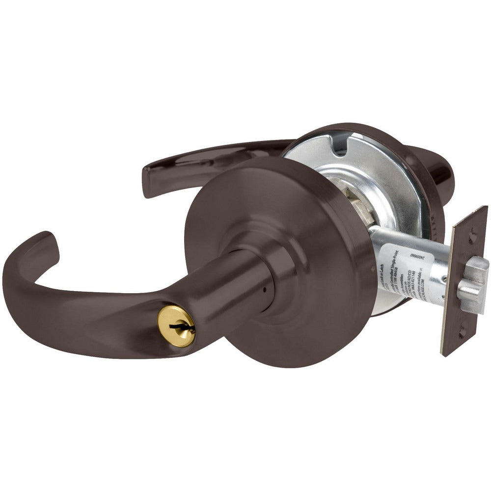 Lever Locksets; Lockset Type: Storeroom; Key Type: Keyed Different; Back Set: 2-3/4; Cylinder Type: Less Core; Material: Metal; Door Thickness: 1-5/8