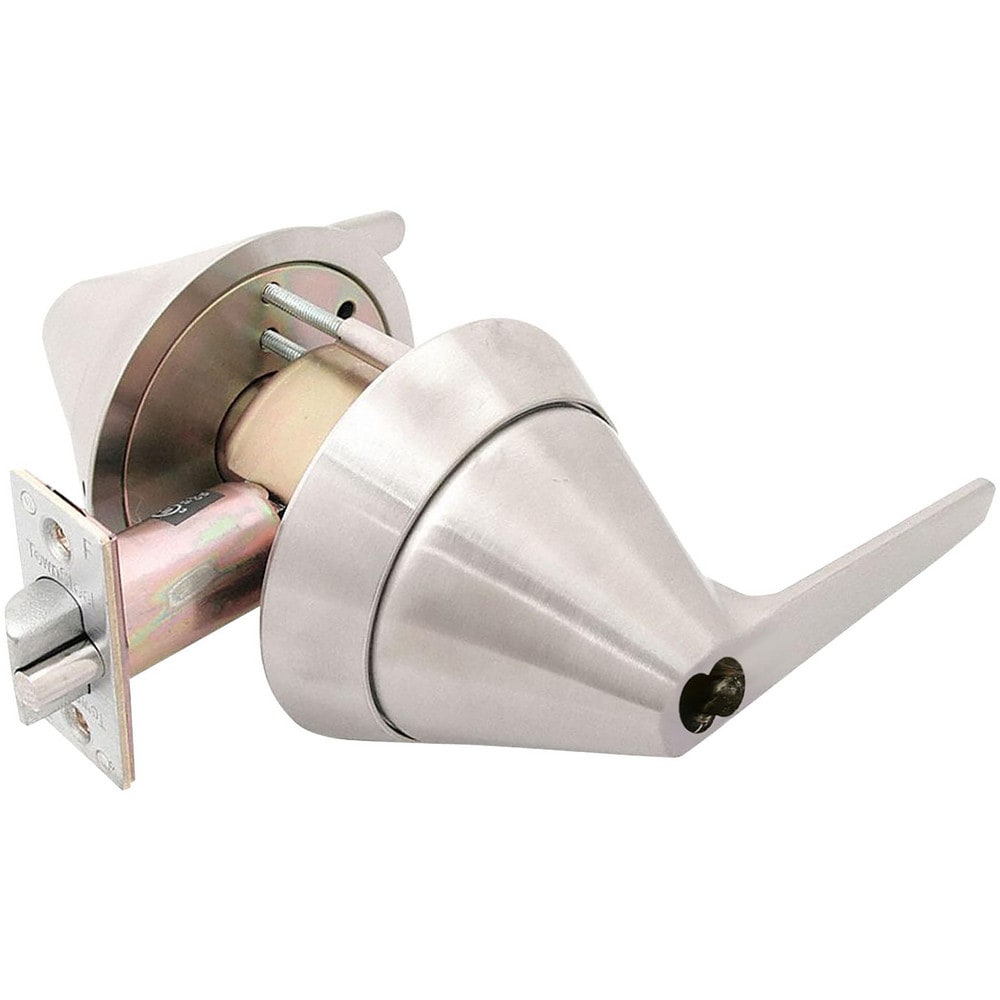 Lever Locksets; Lockset Type: Entrance; Key Type: Keyed Different; Back Set: 2-3/4; Cylinder Type: Less Core; Material: Metal; Door Thickness: 1-3/4 to 2; Finish: Satin Stainless Steel