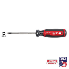 Precision & Specialty Screwdrivers; Tool Type: ECX Screwdriver; Blade Length: 4; Overall Length: 8.30; Shaft Length: 4 in; Handle Length: 4.3 in; Handle Type: Cushion Grip, Standard; Handle Color: Red