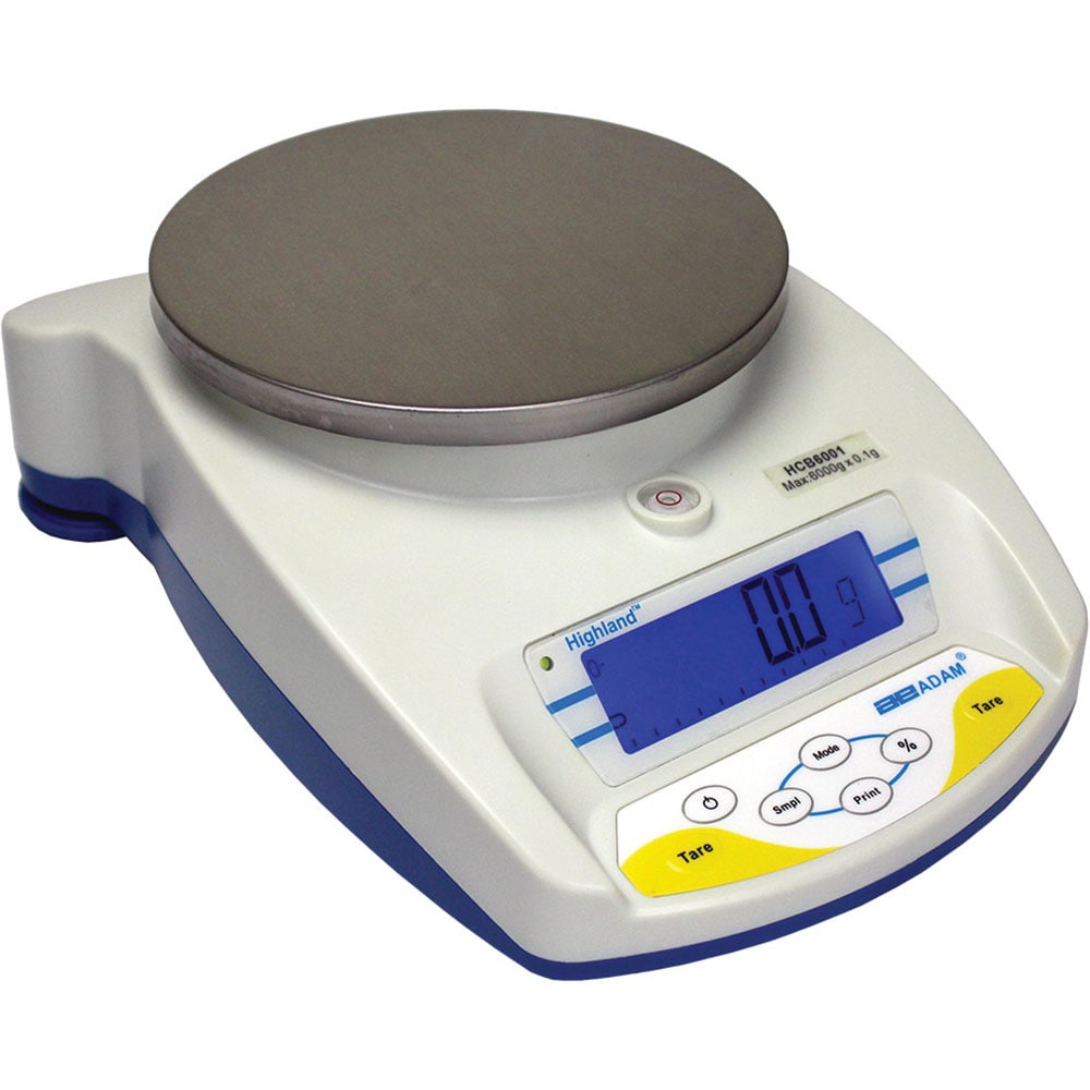 Balance Scale: 6000 g Capacity, Digital LCD Display, Internal Calibration