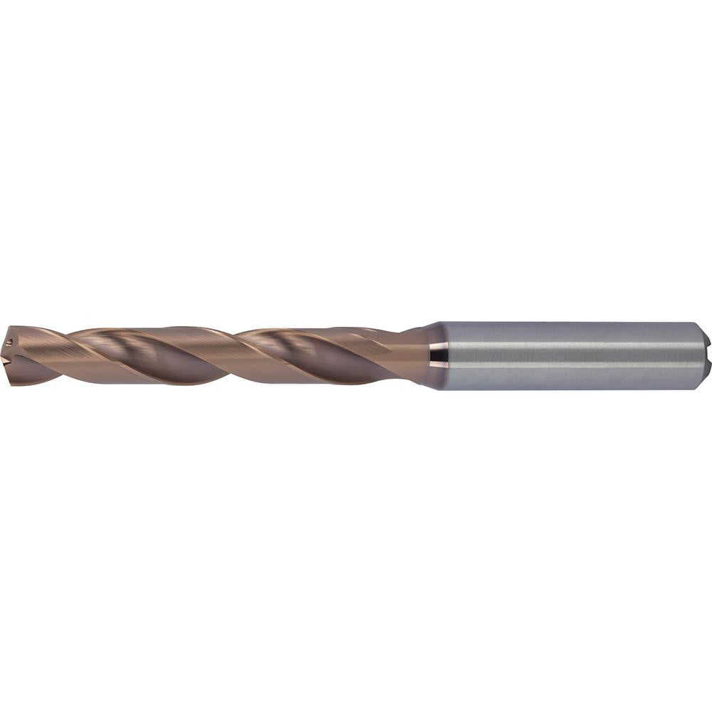 Jobber Drill: 25/64" Dia, 140 deg Point, Solid Carbide