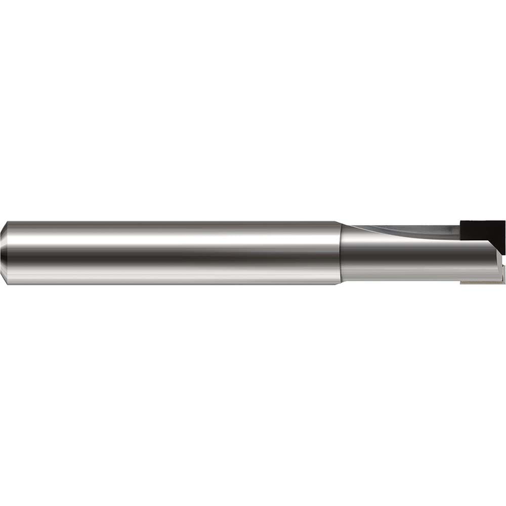 Square End Mill: 1/2" Dia, 1" LOC, 2 Flute, Solid Carbide