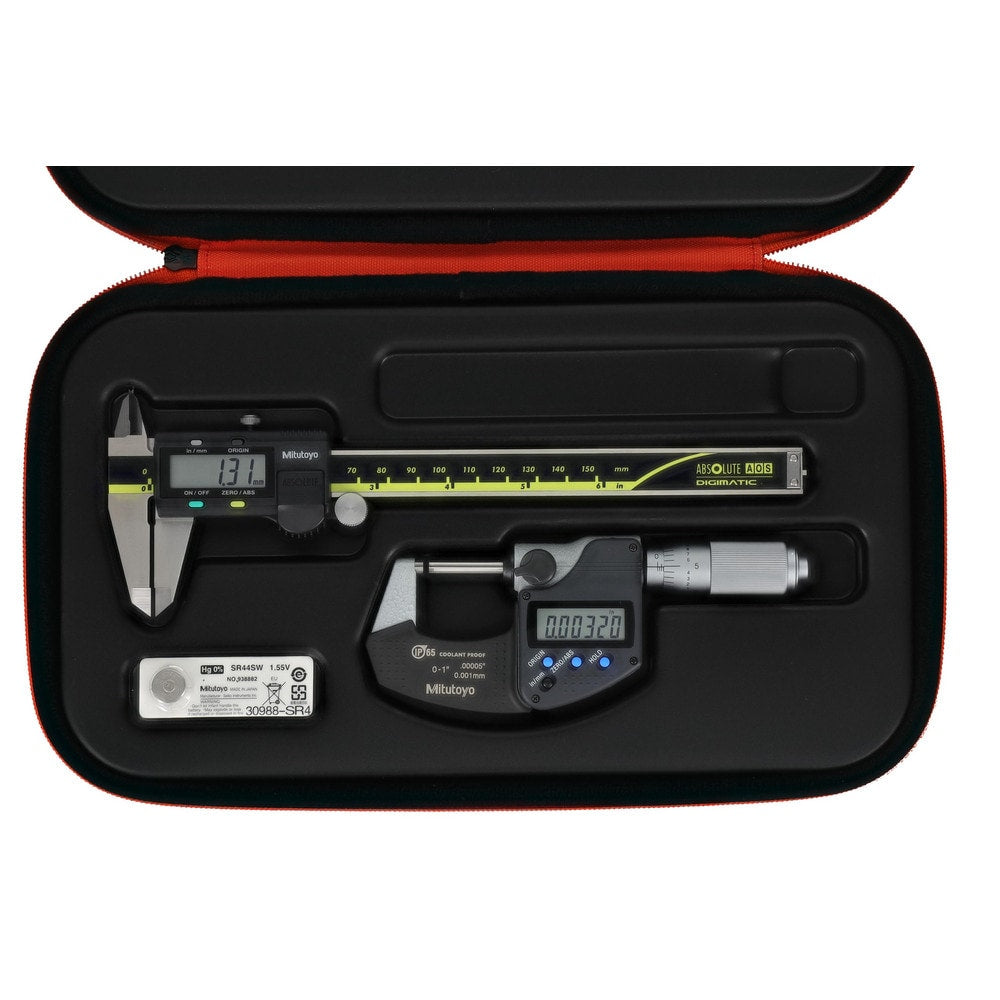 Machinist Caliper & Micrometer Tool Kits; 6" 1"MIC FRICTN THMBL DIGIMATIC CALIPER