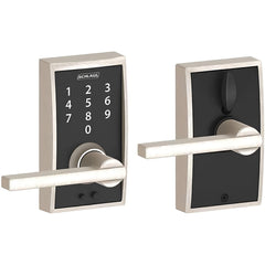 Lever Locksets; Lockset Type: Entrance; Key Type: Keyed Different; Back Set: 2-3/4; Cylinder Type: None; Material: Metal; Door Thickness: 1-3/4; Finish: Satin Nickel Plated Clear Coated