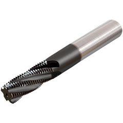 Helical Flute Thread Mill: 3/8-16, Internal, 3 Flute, 12.00 mm Shank Dia, Solid Carbide