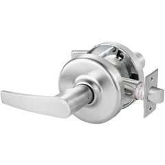 Lever Locksets; Lockset Type: Passage; Key Type: Keyed Different; Back Set: 2-3/4; Cylinder Type: Non-Keyed; Material: Metal; Door Thickness: 1-3/4; Finish: Satin Chrome