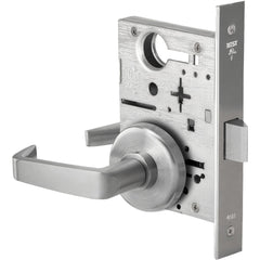 Lever Locksets; Lockset Type: Passage; Key Type: Keyed Different; Back Set: 2-3/4; Cylinder Type: Non-Keyed; Material: Metal; Door Thickness: 1-3/4; Finish: Satin Chrome