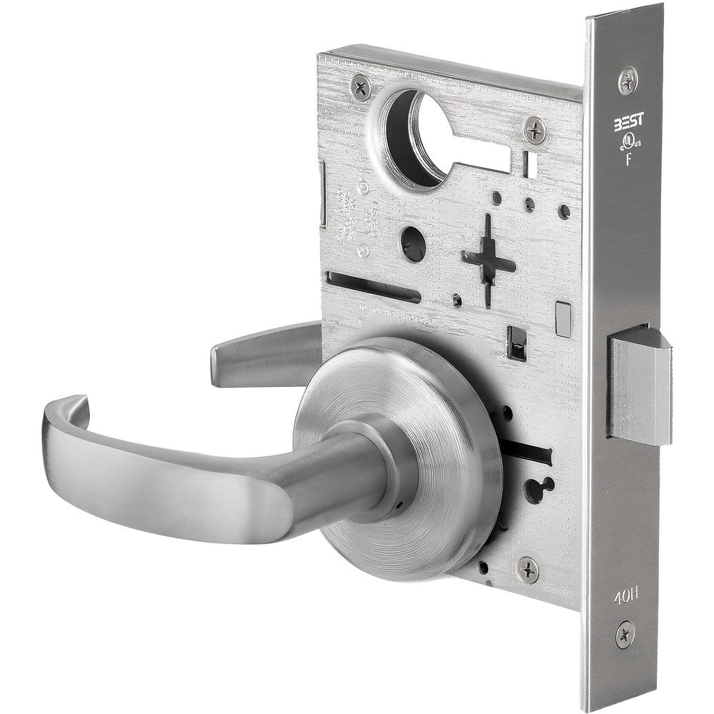 Lever Locksets; Lockset Type: Passage; Key Type: Keyed Different; Back Set: 2-3/4; Cylinder Type: Non-Keyed; Material: Metal; Door Thickness: 1-3/4; Finish: Satin Chrome