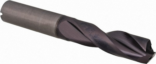 Screw Machine Length Drill Bit: 5/8" Dia, 140 deg Point, Solid Carbide