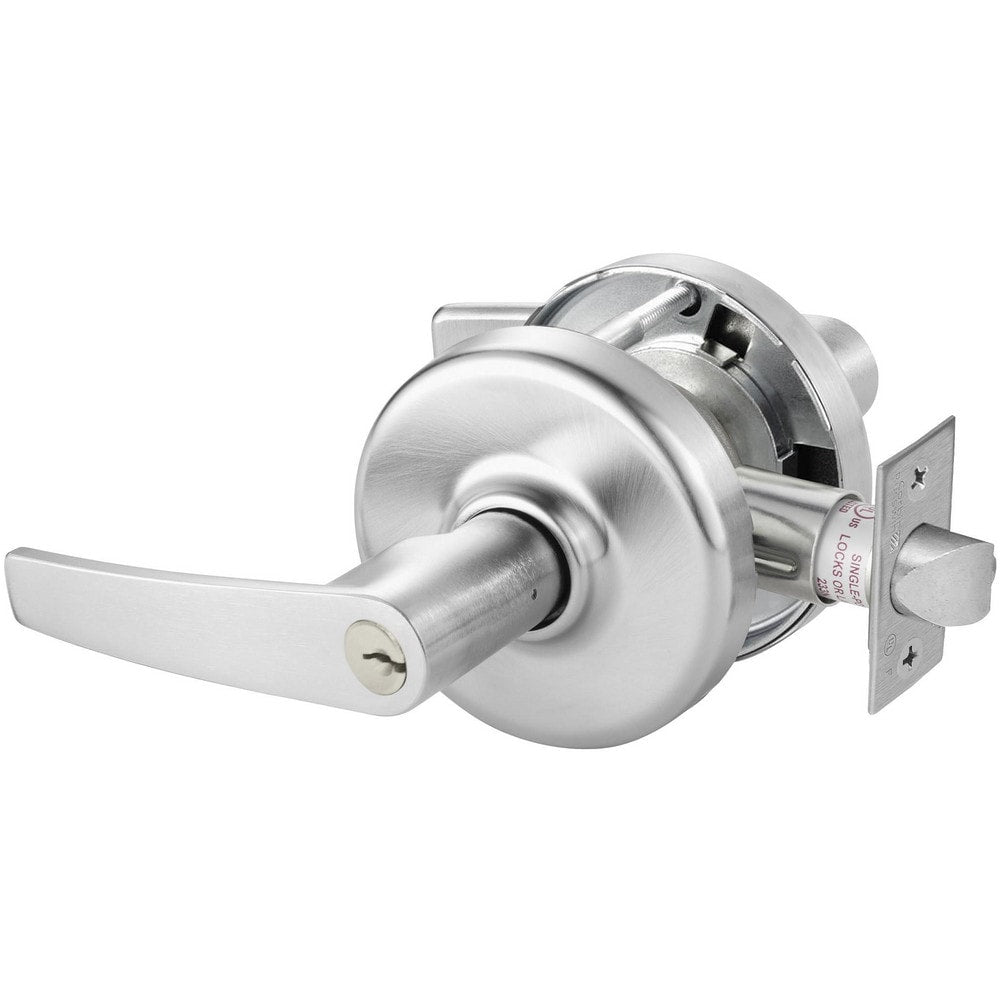 Lever Locksets; Lockset Type: Privacy; Key Type: Keyed Different; Back Set: 2-3/4; Cylinder Type: Non-Keyed; Material: Metal; Door Thickness: 1-3/8 to 1-3/4; Finish: Satin Chrome