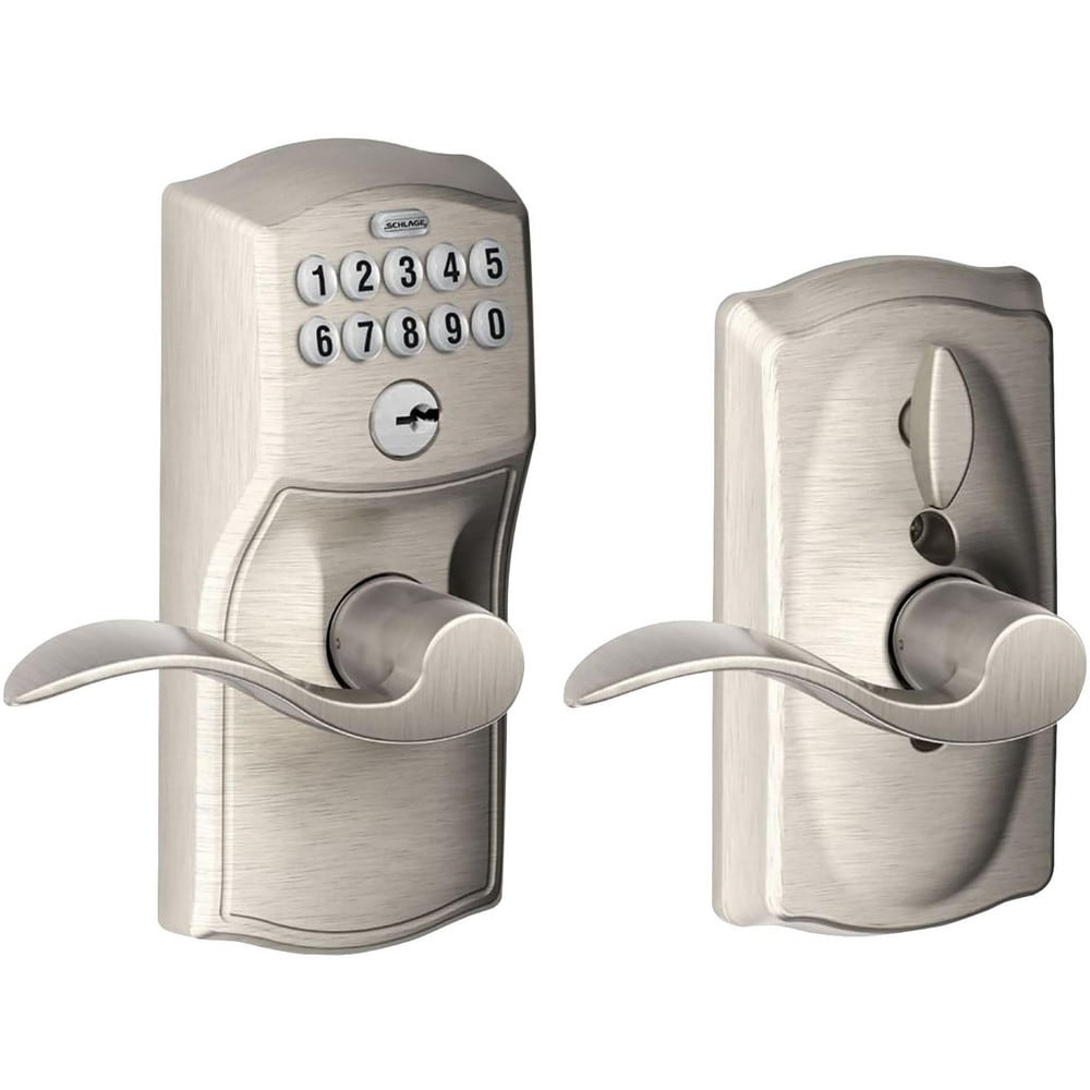 Lever Locksets; Lockset Type: Entrance; Key Type: Keyed Different; Back Set: 2-3/4; Cylinder Type: Conventional; Material: Metal; Door Thickness: 1-3/4; Finish: Satin Nickel Plated Clear Coated