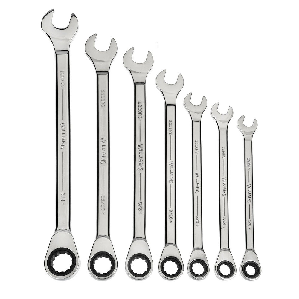 Combination Wrench: 5/16" Head Size, 15 deg Offset