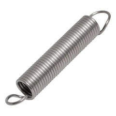 Extension Springs; End Type: Full Twist Loop; Outside Diameter (mm): 2.5000; Spring Rate: 5.5000; Material: Stainless Steel; Overall Length (Decimal Inch): 1.5300