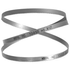 Welded Bandsaw Blade: 12' 6" Long x 1/2" Wide x 0.0250" Thick, 8-12 TPI