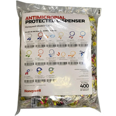 Earplug Dispenser Refill:  5 Bags Pairs,  Polyurethane Foam,  Contoured T-Shape Shape,  32.00 dB