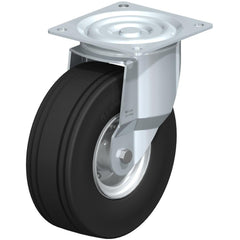 Top Plate Casters; Mount Type: Plate; Number of Wheels: 1.000; Wheel Diameter (Inch): 8; Wheel Material: Polyurethane; Wheel Width (Inch): 2; Wheel Color: Blue