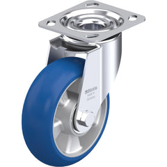 Top Plate Casters; Mount Type: Plate; Number of Wheels: 1.000; Wheel Diameter (Inch): 8; Wheel Material: Polyurethane; Wheel Width (Inch): 2; Wheel Color: Green