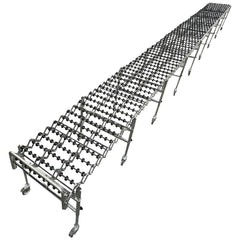 Gravity Conveyors; Conveyor Type: Skate Wheel; Component: Flexible Skate Wheel Conveyor; Telescopic: Yes; Overall Width: 28; Roller Diameter: 1.9000; Minimum Extended Length: 5.2 ft; Maximum Extended Length: 20.7000; Minimum Height (Inch): 28.0000