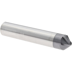 Barrel Cutter End Mills; End Type: Taper Form; Material: Solid Carbide; Taper Angle Per Side: 45.00; Length of Cut (Inch): 3/8