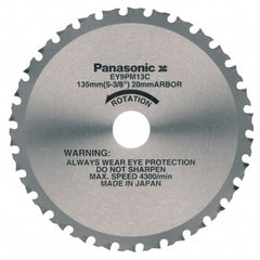 Wet & Dry Cut Saw Blade: 5-3/8" Dia, 20" Arbor Hole, 30 Teeth