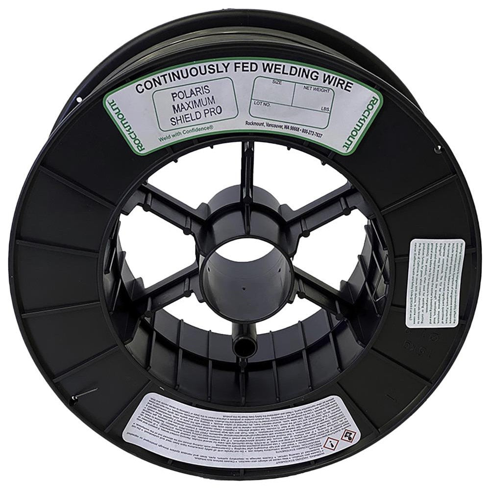 Polaris Maxi Shield Pro Flux Core Wire: .035"Dia, High Strength Steel Repair, Gas Required