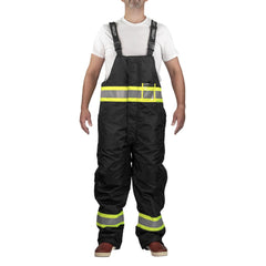 Coveralls & Overalls; Garment Style: General Purpose, Overalls; Size: Small; Color: Black, Fluorescent Yellow-Green; Material: 420D Polyurethane Coated Nylon, Polyester; Hazardous Protection Level: Non-Hazardous; Ankle Style: Open