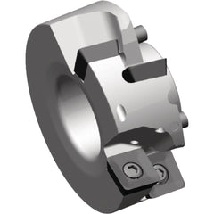 Indexable Square-Shoulder End Mill: 12393051400, 63 mm Cut Dia, 21 mm Max Depth of Cut, Modular Connection Shank