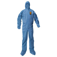 Disposable Coveralls: Particle Protection Protection, Size 2X-Large, SMMMS, Zipper Closure