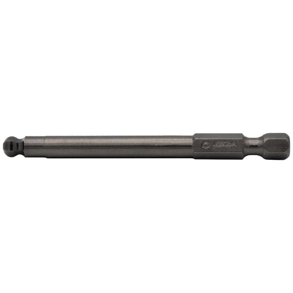 Ball End Hex Bit: 1/4" Hex